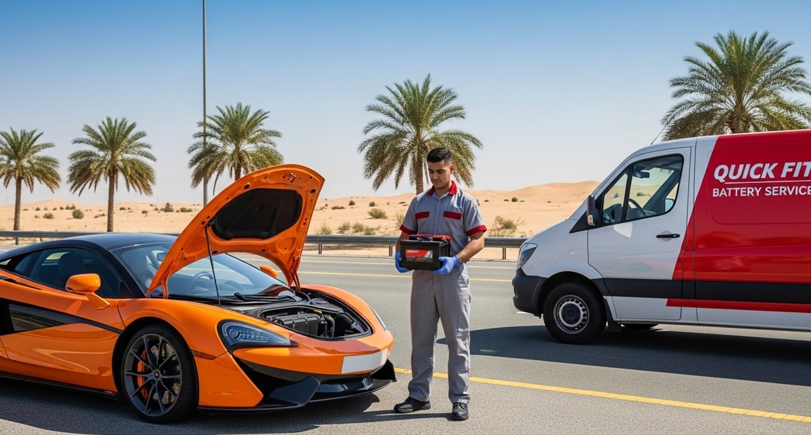 battery change QF RSA Abu dhabi