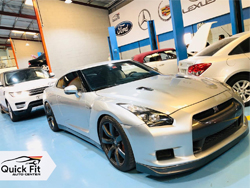 Nissan GTR Visited for Steering and Minor Service