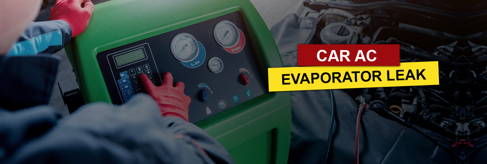 CAR AC EVAPORATE LEAK